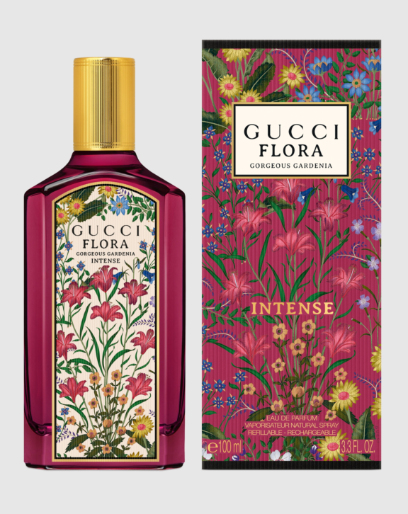  Gucci, Flora Gorgeous Gardenia Intense, Women, Floral, Gardenia, Mandarin, Sandalwood, Hedione, Elegant, Intense