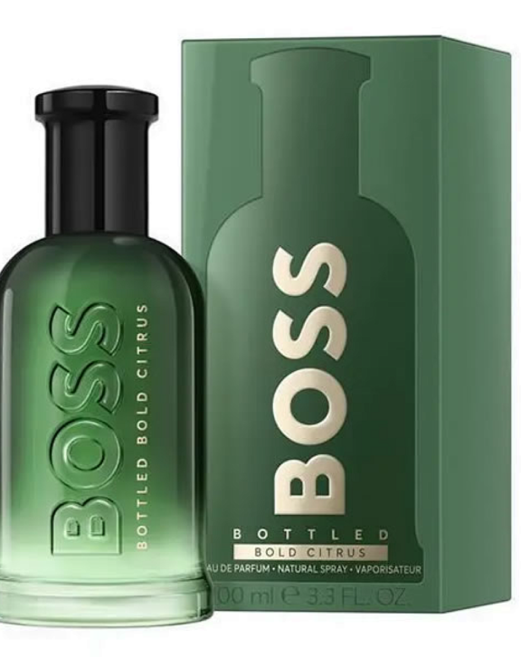 Hugo Boss, Boss Bottled Bold Citrus, Men's Fragrance, Woody Aromatic, Lemon, Bergamot, Elemi Resin, Bourbon Geranium, Vetiver, Patchouli, Citrus, Fresh, Aromatic, Woody, Earthy, Elegant, Masculine, Modern, Long Lasting.