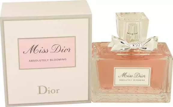 Miss Dior Absolutely Blooming, Dior Miss Dior, women's perfume, fruity floral fragrance, rose perfume, peony fragrance, red berry perfume, white musk scent, Dior women's fragrance, floral Eau de Parfum
