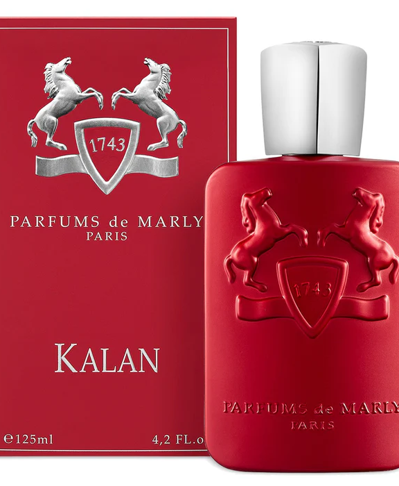 Kalan Perfume, Parfums de Marly Kalan, Kalan EDP, Unisex Perfume, Oriental Spicy Perfume, Blood Orange Fragrance, Black Pepper Perfume, Lavender Fragrance, Orange Blossom, Woody Perfume, Tonka Bean Fragrance, Amber Perfume, Luxury Perfume