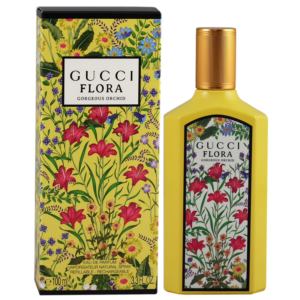  Gucci Flora Gorgeous Orchid, Gucci, Eau de Parfum, women’s fragrance, Amber Floral, Orchid, Pear, Bergamot, Rose, Jasmine Sambac, Vanilla, Sandalwood, Musk, elegant perfume, floral vanilla