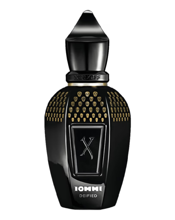 Xerjoff Deified Tony Iommi, Deified Tony Iommi Parfum, Tony Iommi fragrance, Xerjoff perfume, unisex fragrance, women's perfume, men's perfume, saffron fragrance, apple perfume, cinnamon, leather fragrance, rose perfume, papyrus, patchouli, musk, moss, woody fragrance, spicy fragrance, leathery perfume, luxury perfume, niche fragrance, 2024 fragrance, sophisticated scent, dark fragrance, sensual perfume