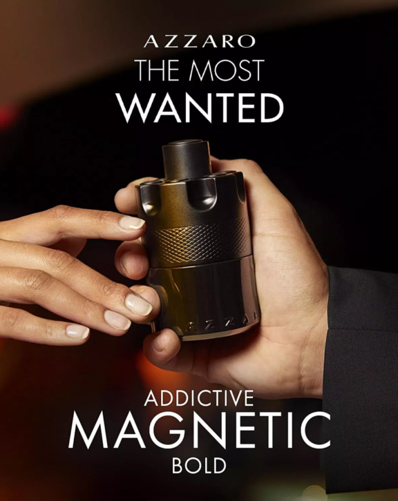 Azzaro The Most Wanted EDP, Azzaro perfume for men, men’s fragrance, oriental spicy fragrance, cardamom perfume, toffee fragrance, amberwood perfume, sweet spicy fragrance, seductive men’s perfume, long-lasting fragrance, warm masculine scent