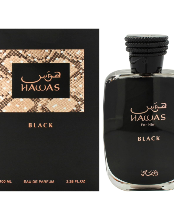 Rasasi Hawas Black, Hawas Black For Him, Rasasi Perfume, Men's Perfume, Woody Spicy Fragrance, Bergamot Perfume, Saffron Fragrance, Cardamom, Cinnamon Perfume, Lavender Scent, Oud Perfume, Amber Fragrance, Patchouli Perfume