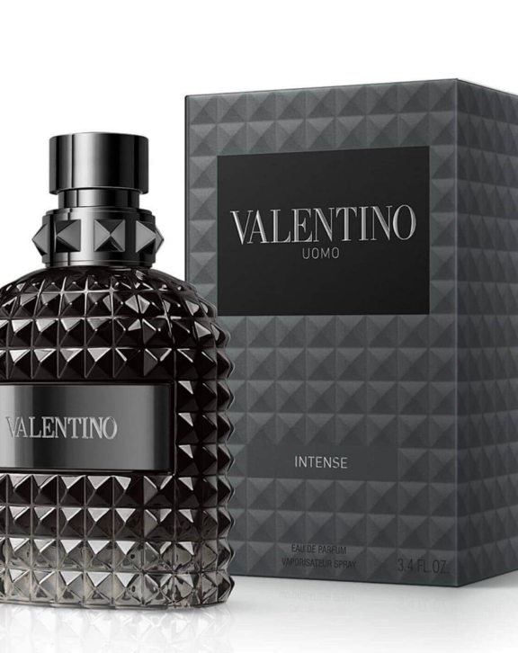 Valentino Uomo Intense, Valentino Uomo Intense Perfume, Valentino Men's Perfume, Men's Fragrance, Leather Perfume, Leather Fragrance, Iris Perfume, Tonka Bean, Vanilla Fragrance, Mandarin Orange, Clary Sage, Woody Leather Perfume, Warm Men's Fragrance, Sophisticated Men's Perfume