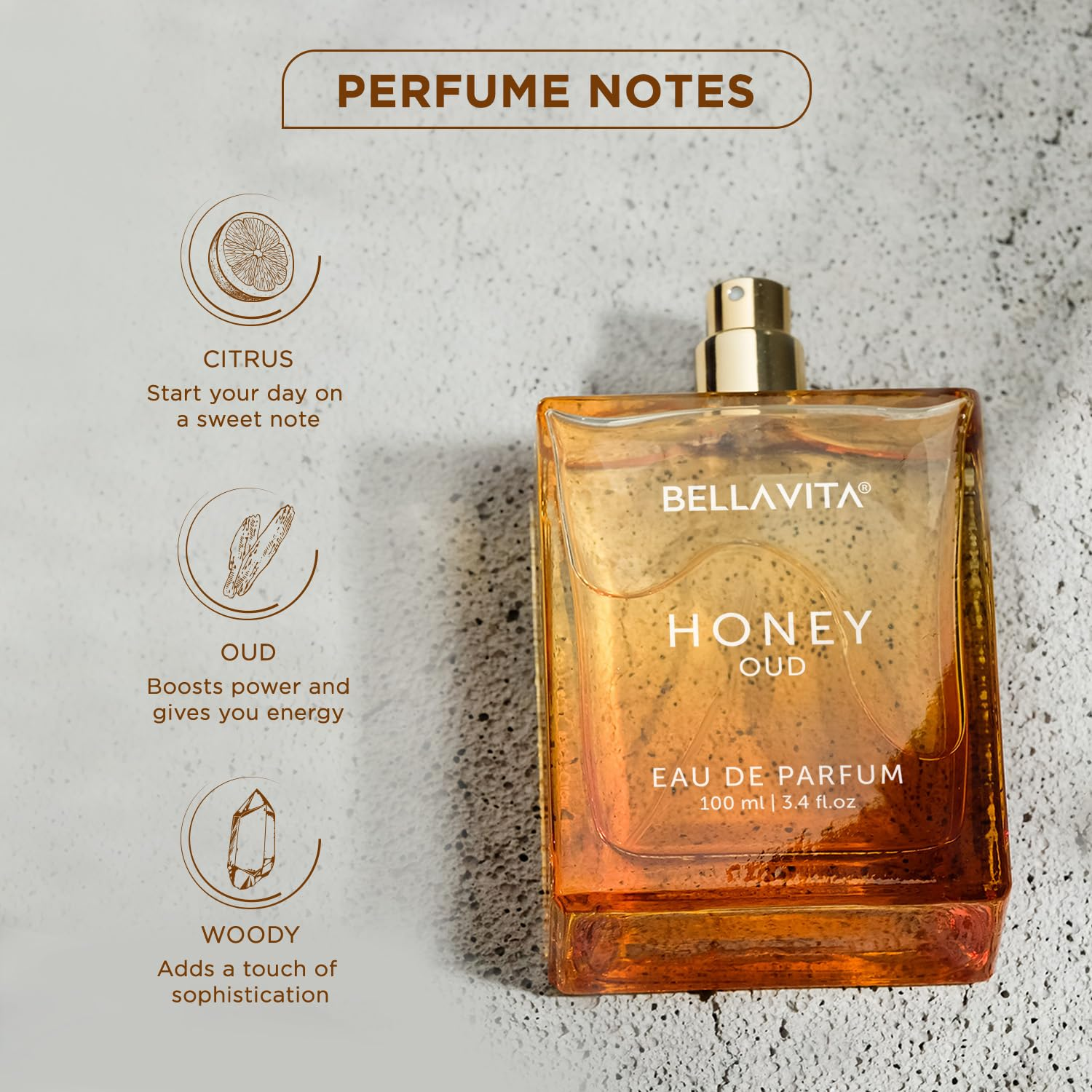 Bella Vita Honey Oud Eau de Parfum - Image 3