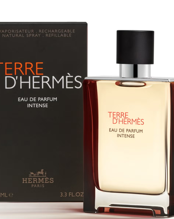  Terre d’Hermès Intense, Hermès, men’s fragrance, woody fragrance, Eau de Parfum, Bergamot, Black Pepper, Coffee, Licorice, Lava, Stone, modern masculine fragrance