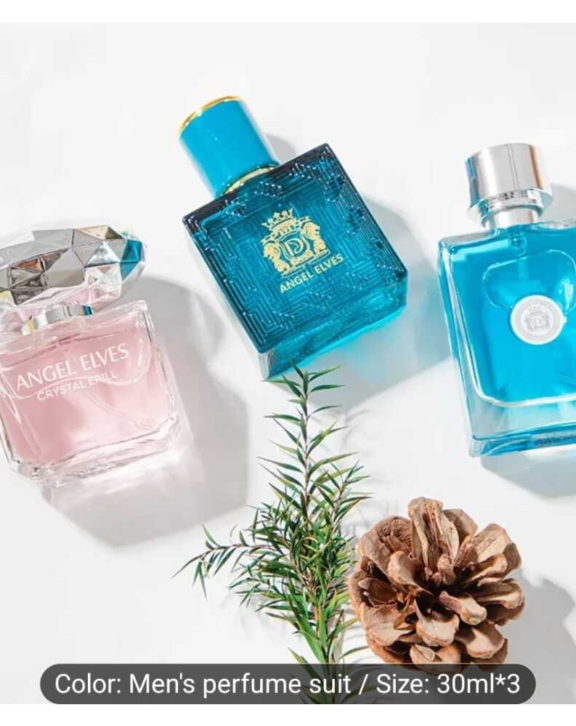 Angel Elves Perfume Set, Unisex Eau de Parfum, Men's Fragrance, Women's Fragrance, Aquatic Perfume, Floral Perfume, Woody Scent, Fresh Fragrance, Luxury Gift Set, Bergamot Perfume, Jasmine Fragrance, Long Lasting Perfume