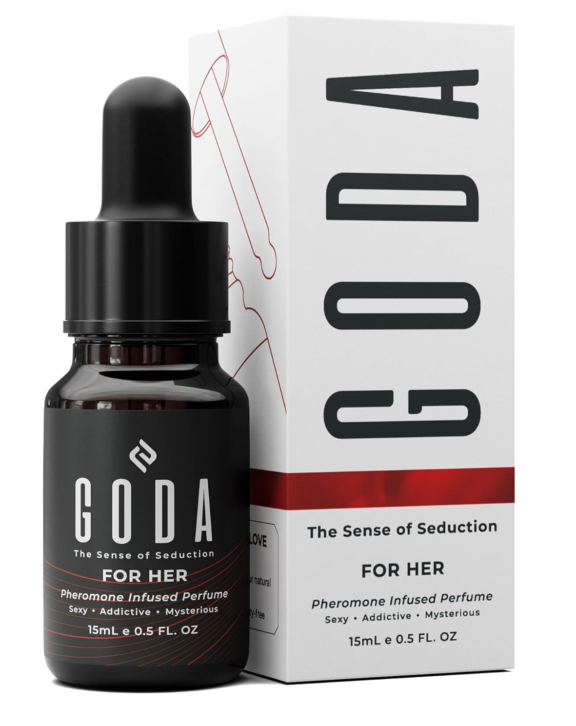 GODA, For Her, Women, Pheromone-Infused, Roll-On, Alcohol-Free, Sexy, Addictive, Mysterious, Sensual, Long-Lasting