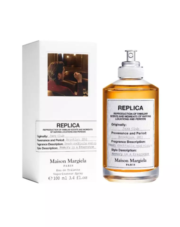 Jazz Club, Maison Martin Margiela, Replica, men’s perfume, leather fragrance, rum, tobacco, vanilla, pink pepper, neroli, lemon, vetiver, clary sage, styrax, smoky, warm, woody, spicy, sophisticated