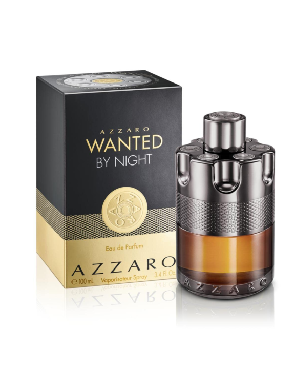 Azzaro Wanted By Night, Azzaro EDP for men, men’s fragrance, spicy oriental fragrance, woody perfume, tobacco fragrance, cinnamon perfume, vanilla fragrance, seductive men’s perfume, long-lasting fragrance, night perfume
