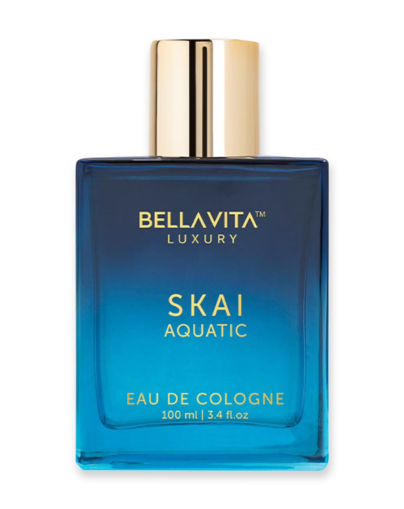 Bella Vita SKAI Aquatic, SKAI perfume, aquatic perfume, men’s fragrance, woody fragrance, spicy perfume, fresh perfume, bergamot fragrance, aquatic fragrance, sage perfume, sandalwood fragrance, amber perfume, long-lasting Eau de Parfum, luxury perfume, refreshing fragrance