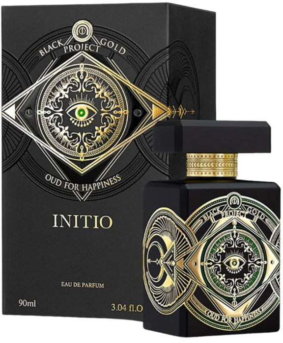 Initio Parfums Privés, Oud for Happiness, Unisex Perfume, Woody Spicy, Oud, Bergamot, Ginger, Licorice, Cedar, Vanilla, Herbal, Musk, Warm, Spicy, Woody, Sweet, Aromatic, Sensual, Luxury Fragrance.