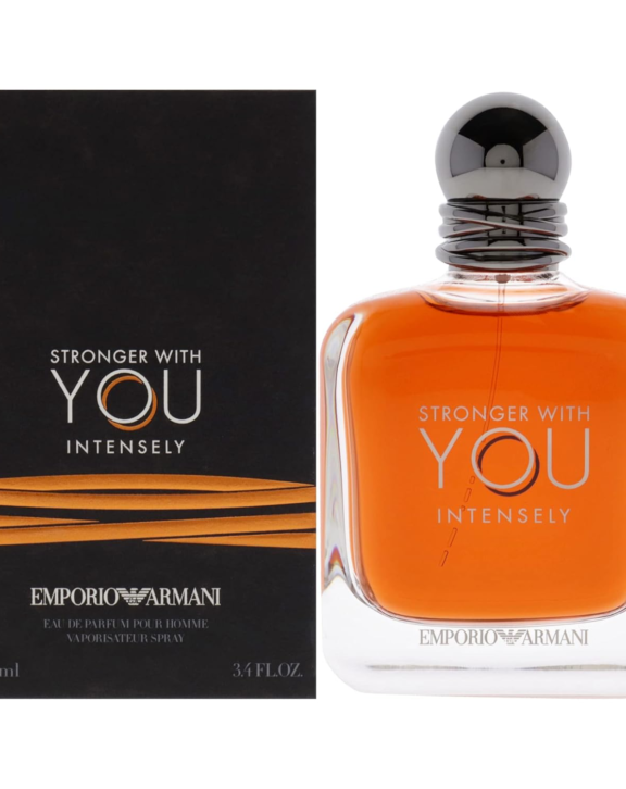 Stronger With You Intensely, Emporio Armani, Giorgio Armani, men's fragrance, oriental fougere, sweet fragrance, vanilla fragrance, toffee, cinnamon, amber, tonka bean, suede, warm fragrance, spicy fragrance