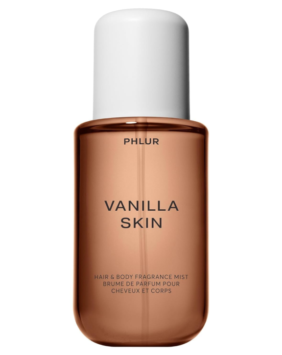 Phlur Vanilla Skin, Vanilla Skin Fragrance Mist, Phlur Hair & Body Mist, Vanilla Perfume, Vanilla Musk Fragrance, Floral Musk Scent, Pear Fragrance, Bergamot, Orange Blossom, Jasmine, Heliotrope, Sandalwood, Amber, Layering Mist