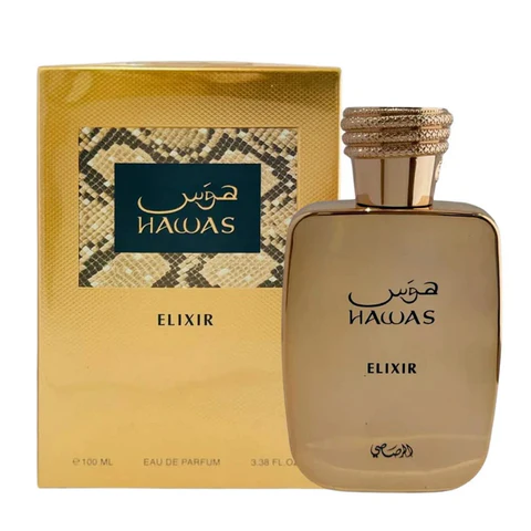 Rasasi Hawas Elixir, Hawas Elixir Perfume, Rasasi Perfume, Oriental Gourmand, Sweet Fragrance, Neroli Perfume, Cinnamon Fragrance, Nutmeg Scent, Orange Blossom, Tuberose Perfume, Marshmallow Fragrance, Cotton Candy, Vanilla Perfume, Tonka Bean