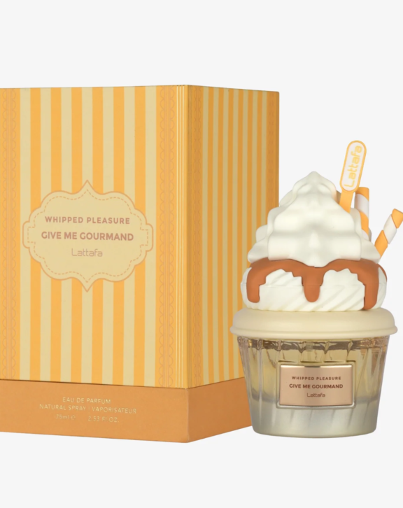 Caramel, Vanilla, Sweet, Gourmand, Whipped Cream, Toffee, Creamy, Floral, Powdery, Cozy, Playful, Dessert-like