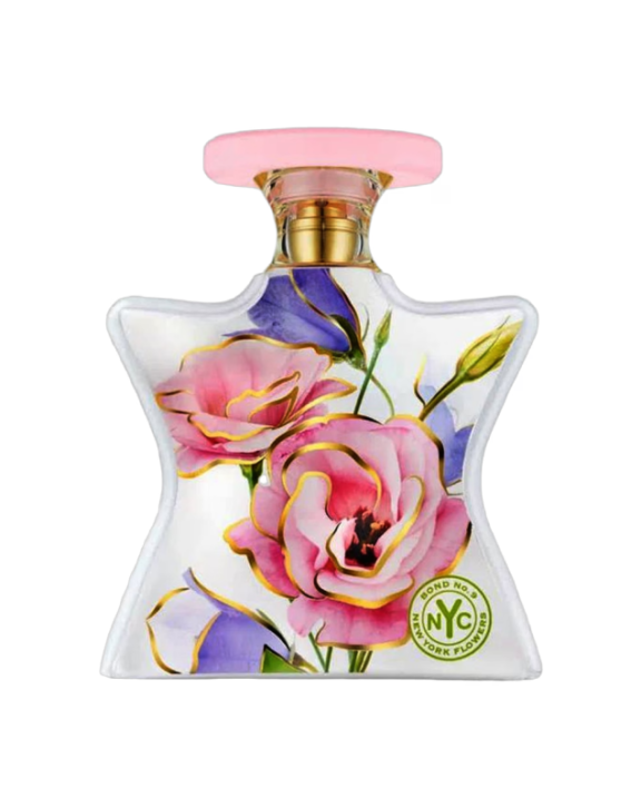 Bond No. 9 New York Flowers, New York Flowers EDP, Unisex Perfume, Oriental Floral Fragrance, Luxury Perfume, Kir Royal, Green Anjou Pear, Clementine, Grasse Rose, Jasmine, Iris Amber, Floral Perfume, Long-Lasting Fragrance, Elegant Perfume, Women’s & Men’s Fragrance
