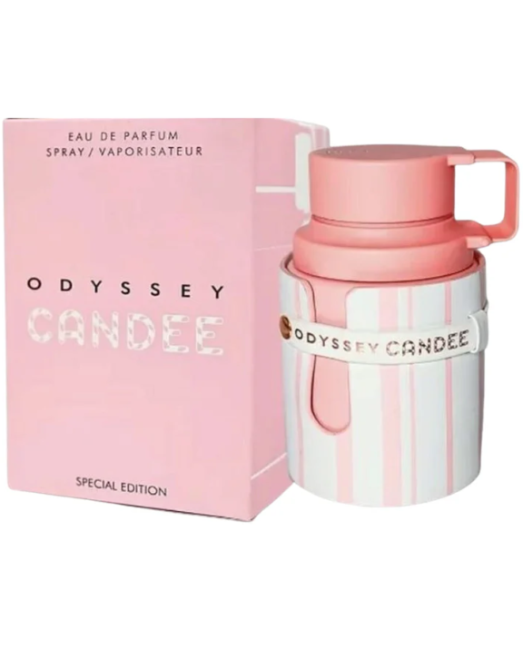 Armaf Odyssey Candee, Odyssey Candee EDP, Gourmand Floral Perfume, Sweet Perfume, Feminine Fragrance, Cotton Candy Perfume, Pink Sugar Fragrance, Peach Perfume, Vanilla Scent, Marshmallow Fragrance, Floral Perfume, Dreamy Fragrance, Long-Lasting Perfume