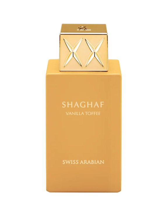 Swiss Arabian Shaghaf Vanilla Toffee, Shaghaf Vanilla Toffee, Swiss Arabian Perfume, Vanilla Toffee Perfume, Gourmand Fragrance, Vanilla Perfume, Caramel Fragrance, Toffee Scent, Woody Perfume, Jasmine, Heliotrope, Sandalwood, Musk, Amber, Arabian Perfume, Long Lasting Fragrance