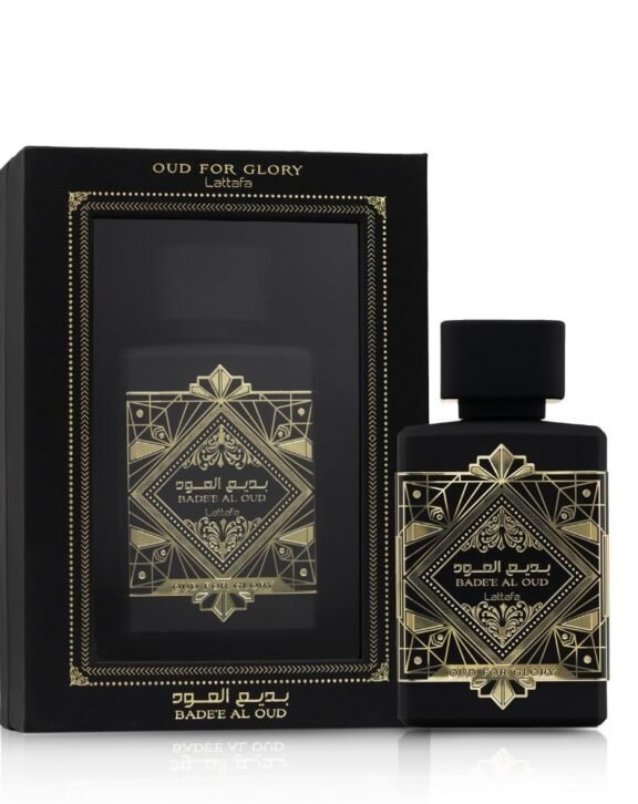 Lattafa Oud for Glory, Bade'e Al Oud, Oud for Glory Perfume, Lattafa Perfume, Unisex Perfume, Oud Fragrance, Woody Perfume, Spicy Perfume, Oriental Fragrance, Amber Perfume, Long Lasting Perfume, 100ml EDP