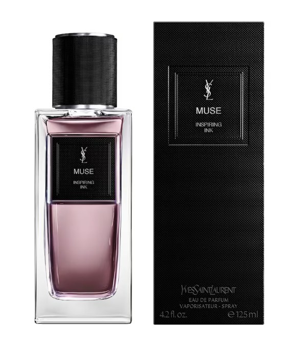 YSL Muse, Yves Saint Laurent Muse, Muse perfume, Muse fragrance, unisex fragrance, women's perfume, men's perfume, Woody Floral Musk, woody fragrance, floral musk, lavender, incense, clary sage, orris, iris, Bourbon vanilla, ambrette, ink accord, amberwood, Marie Salamagne, luxury fragrance, premium perfume, 2025 fragrance, sophisticated scent, modern fragrance, elegant perfume, sensual fragrance
