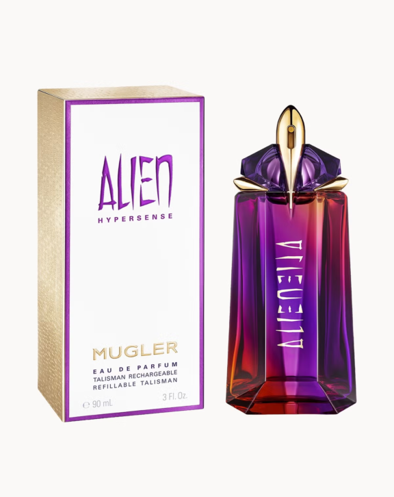 Mugler Alien Hypersense, Alien Hypersense Perfume, Mugler Perfume, Women's Perfume, Pear Perfume, Green Mandarin Fragrance, Jasmine Sambac, Indian Jasmine, Cashmeran Perfume, Musk Fragrance, Amberwood Perfume, Driftwood Fragrance, Floral Perfume, Woody Perfume