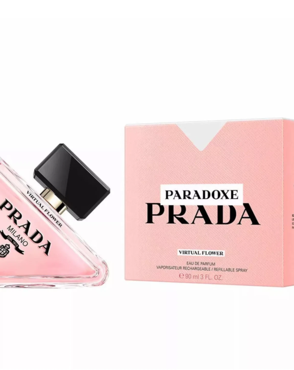 Prada Paradoxe Virtual Flower, Paradoxe Virtual Flower EDP, Prada Women's Perfume, Floral Musky Fragrance, Jasmine Perfume, Bergamot Fragrance, Neroli, Ambrette, Musk Perfume, Fresh Floral Scent, Women's EDP, Long Lasting Perfume, Spring Summer Fragrance