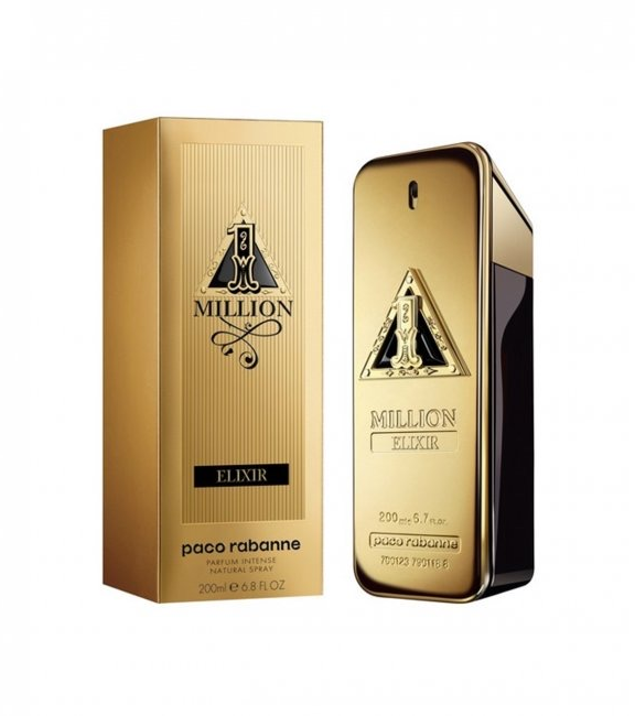 Rabanne 1 Million Elixir, 1 Million Elixir, Men's EDP, Rabanne Perfume, Woody Aromatic Fragrance, Apple Perfume, Davana, Damask Rose, Cedar, Osmanthus, Vanilla Absolute, Tonka Bean, Patchouli, Long Lasting Men's Perfume