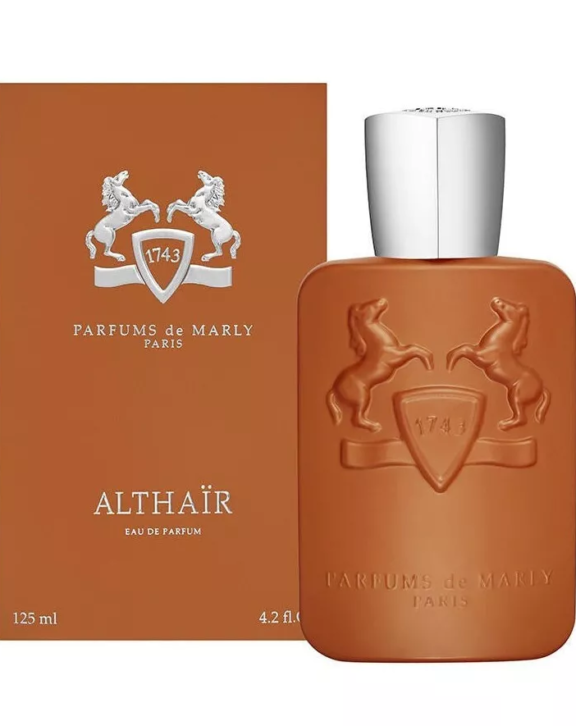 Althaïr Perfume, Parfums de Marly Althaïr, Althaïr EDP, Men's Perfume, Vanilla Perfume, Woody Vanilla Fragrance, Amber Perfume, Bourbon Vanilla, Cardamom Fragrance, Cinnamon Perfume, Bergamot Fragrance, Luxury Perfume, Long Lasting Perfume
