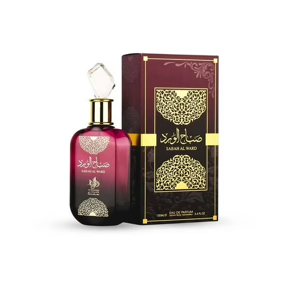 Al Wataniah Sabah Al Ward, Sabah Al Ward Perfume, Al Wataniah Perfume, Oriental Floral Perfume, Unisex Fragrance, Saffron Perfume, Oud Fragrance, Damask Rose, Red Fruits, Bergamot, Iris Pallida, Frankincense, Arabian Perfume, Long Lasting Perfume, Luxury Oriental Fragrance