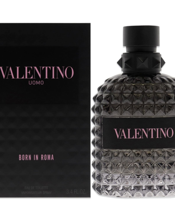 Valentino Uomo Born in Roma, Born in Roma Perfume, Valentino Uomo Perfume, Valentino Men's Fragrance, Men's Perfume, Aromatic Fougere Fragrance, Bergamot Perfume, Black Pepper, Sage Fragrance, Violet Leaf, Vanilla Perfume, Leather Fragrance, Guaiac Wood, Woody Men's Perfume, Long Lasting Men's Fragrance