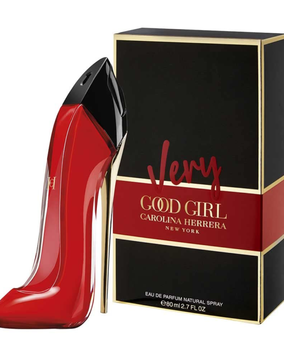 Very Good Girl, Carolina Herrera, Women’s Perfume, Eau de Parfum, Floral Fruity Fragrance, Oriental Perfume, Rose Perfume, Lychee, Jasmine Sambac, Vanilla, Long Lasting, Seductive, Bold, Romantic, Luxury Perfume, Date Night Fragrance