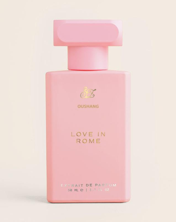 Love in Rome, OUSHANG Love in Rome, Love in Rome Perfume, Women's Perfume, Floral Perfume, Romantic Fragrance, Rose Perfume, Jasmine Fragrance, Tuberose Perfume, Bergamot Fragrance, Pear Perfume, Red Berry Scent, Musk Perfume, Sandalwood Fragrance, Amber Perfume