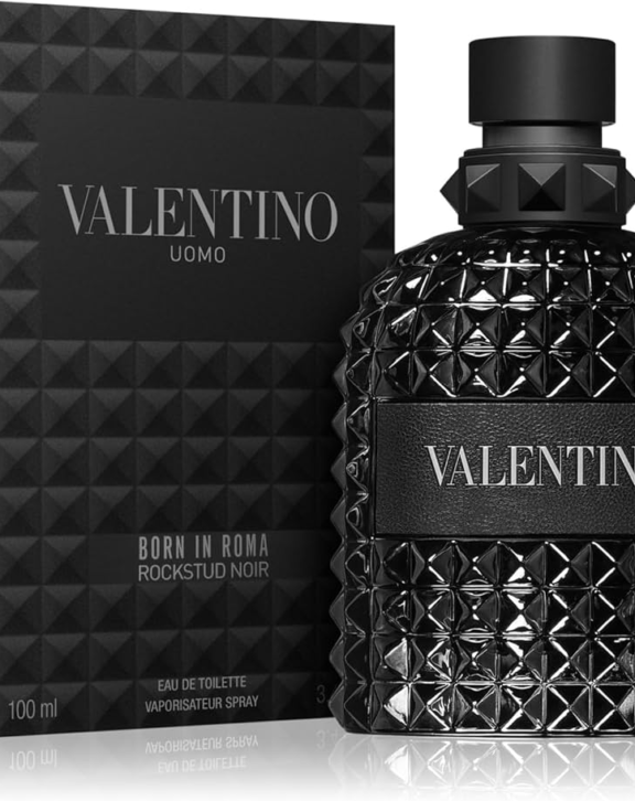 Valentino Uomo Rockstud Noir, Born in Roma Rockstud Noir, Valentino Uomo Perfume, Valentino Men's Fragrance, Men's Perfume, Aromatic Spicy Fragrance, Bergamot Perfume, Pink Pepper, Sage Fragrance, Jasmine Sambac, Cedarwood, Amber Perfume, Vanilla Fragrance, Woody Men's Perfume, Long Lasting Fragrance