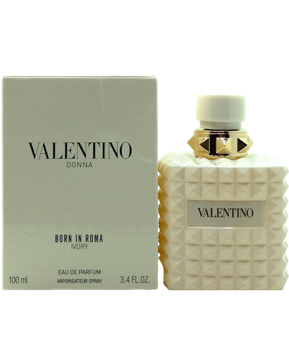 Valentino Donna Born in Roma Ivory, Donna Born in Roma Ivory, Valentino perfume, women's fragrance, women's perfume, Oriental Vanilla, vanilla fragrance, oriental perfume, green mandarin, orange blossom, marshmallow, musk, Madagascar vanilla, sweet fragrance, creamy perfume, floral vanilla, luxury women's fragrance, elegant perfume, sophisticated scent, sensual fragrance, 2025 perfume, Born in Roma, Valentino Beauty