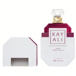 KAYALI Lovefest Burning Cherry 48, Burning Cherry, KAYALI, women's fragrance, unisex fragrance, cherry perfume, fruity fragrance, gourmand fragrance, woody fragrance, praline, tonka bean, palo santo, patchouli