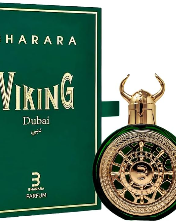 Bharara Viking Dubai, Viking Dubai Parfum, men’s perfume, luxury men’s fragrance, oud perfume, oriental fragrance, woody perfume, spicy fragrance, saffron perfume, cardamom fragrance, amber perfume, vanilla fragrance, masculine perfume, long-lasting parfum, luxury gift set, travel spray