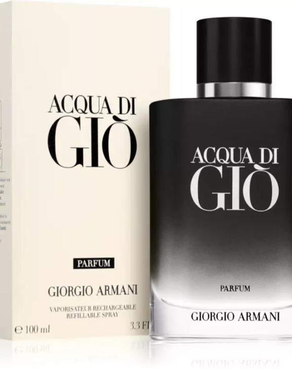 Acqua di Giò Parfum, Giorgio Armani, men's fragrance, woody aquatic, marine fragrance, bergamot, rosemary, clary sage, geranium, olibanum, patchouli, fresh fragrance, aromatic fragrance