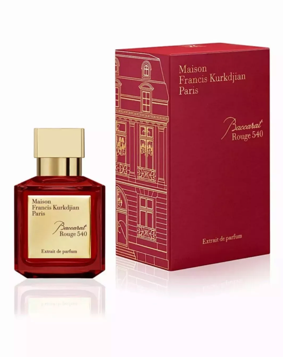 Baccarat Rouge 540 Extrait, Maison Francis Kurkdjian, MFK, unisex perfume, extrait de parfum, woody fragrance, oud-like, bitter almond, saffron, jasmine, ambergris, amberwood, cedar, warm, ambery, luxurious, intense, sophisticated