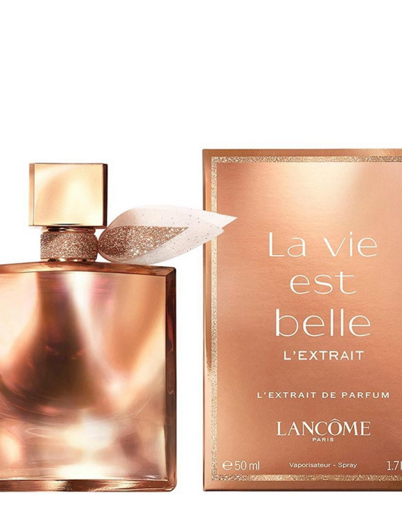 La Vie Est Belle L’Extrait, Lancôme, women’s fragrance, luxury perfume, floral fragrance, oriental floral, oud perfume, iris, rose, frankincense, red fruits, bergamot, elegant, sensual, long-lasting