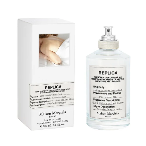 Lazy Sunday Morning, Maison Martin Margiela, Replica, unisex perfume, floral fragrance, white musk, iris, rose, pear, lily of the valley, aldehydes, orange blossom, ambrette, patchouli, clean, fresh, powdery, soft, elegant