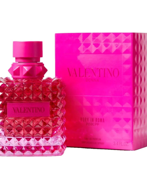 Valentino Donna Born in Roma Pink PP, Born in Roma Pink PP, Valentino Pink PP, Valentino perfume, women's fragrance, women's perfume, Amber Floral, amber fragrance, floral perfume, bergamot, black pepper, jasmine sambac, jasmine, vanilla, benzoin, cedar, Marie Salamagne, luxury women's fragrance, elegant perfume, sophisticated scent, warm fragrance, sensual perfume, sweet floral fragrance, 2022 perfume, Valentino Beauty, Born in Roma fragrance