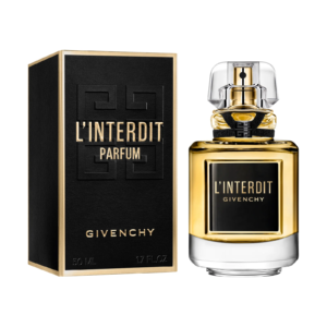 Givenchy, L’Interdit Le Parfum, Women, Floral, Pear, Tuberose, Jasmine, Mimosa, Benzoin, Myrrh, Patchouli, Vetiver