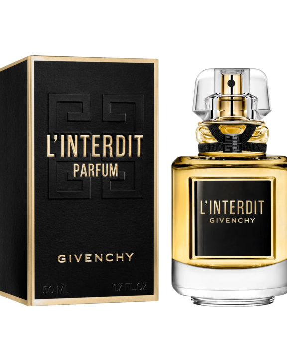 Givenchy, L’Interdit Le Parfum, Women, Floral, Pear, Tuberose, Jasmine, Mimosa, Benzoin, Myrrh, Patchouli, Vetiver