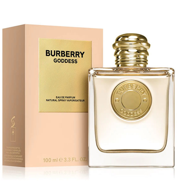 Burberry Goddess, Women's Perfume, Vanilla Fragrance, Burberry EDP, Aromatic Perfume, Gourmand, Lavender, Cacao, Ginger, Vanilla Caviar, Vanilla Absolute, Warm, Creamy, Elegant, Sensual