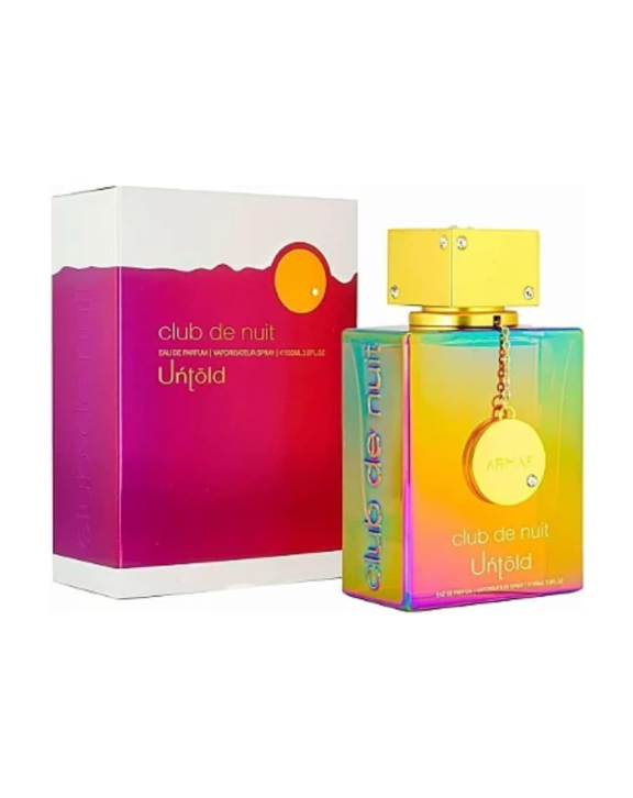 Armaf Club de Nuit Untold, Club de Nuit Untold EDP, Oriental Fruity Perfume, Women's Fragrance, Feminine Perfume, Luxury Fragrance, Blackcurrant Perfume, Saffron Fragrance, Plum Scent, Vanilla Perfume, Oud Fragrance, Patchouli Perfume, Sensual Fragrance, Long-Lasting Perfume