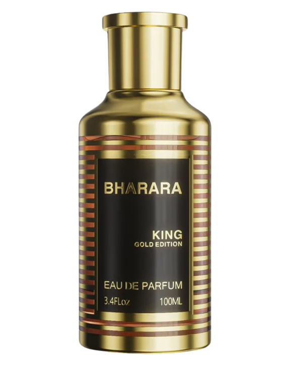 Bharara King Gold, King Gold Edition, Eau de Parfum, EDP for Men, Oriental Fragrance, Woody Spicy Perfume, Oud Perfume, Luxury Men’s Fragrance, Long-Lasting Perfume, Regal Fragrance, Amber Vanilla Musk, Saffron Perfume, Gift Set, Travel Spray
