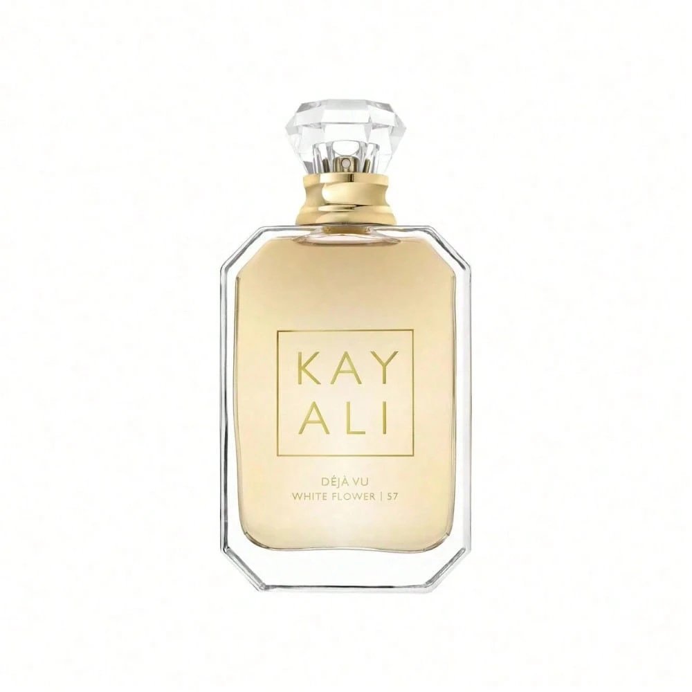 KAYALI Déjà Vu White Flower 57, KAYALI, White Flower 57, women's fragrance, floral perfume, white floral, jasmine, tuberose, gardenia, vanilla, musk, patchouli, elegant fragrance