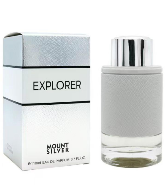 Mount Silver Explorer, Silver Explorer Perfume, Mount Silver Perfume, Men's Perfume, Aquatic Fragrance, Woody Citrus Perfume, Bergamot Fragrance, Grapefruit Perfume, Marine Scent, Lavender Fragrance, Geranium Perfume, Violet Leaf, Cedarwood Perfume, Sandalwood Fragrance, White Musk Perfume